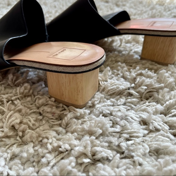 Dolce Vita Leather Kaira Block Heel Sandals - Picture 9 of 13